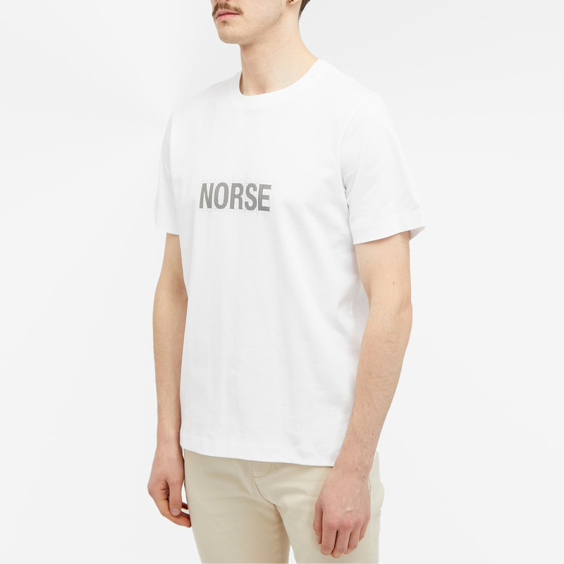 NORSE PROJECTS Norse Projects Jakob Organic Interlock Grid Print T-Shirt outlook