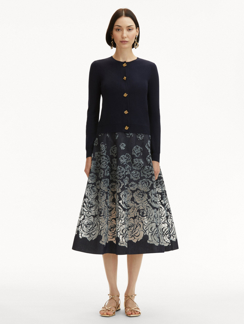 ENGLISH ROSE BUTTON CARDIGAN 3