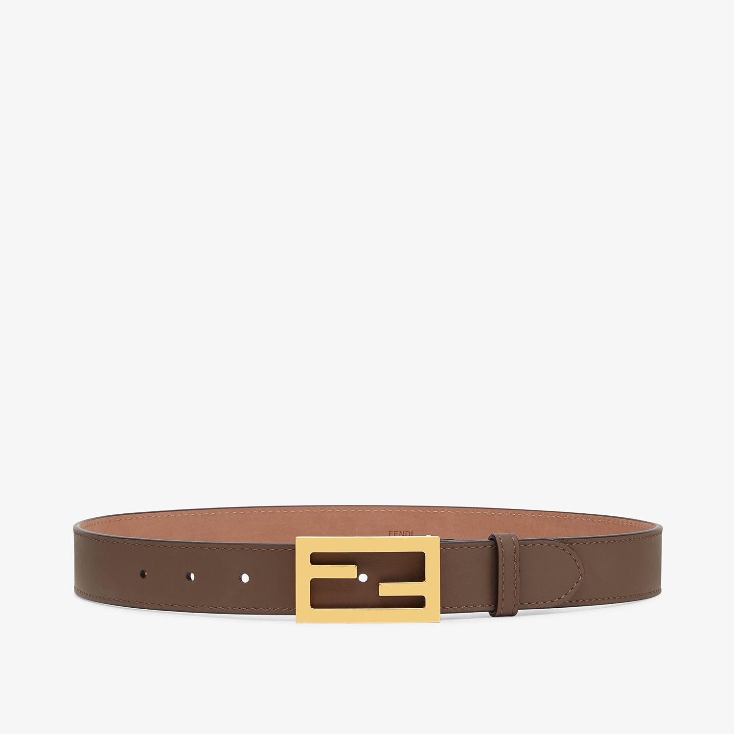 Brown leather belt - 1