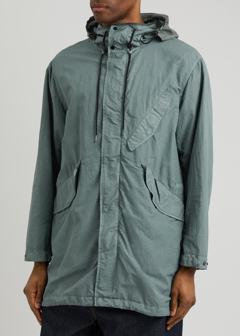 C.P. Company C.P. Company Goggle Hooded Coated Nylon Parka outlook