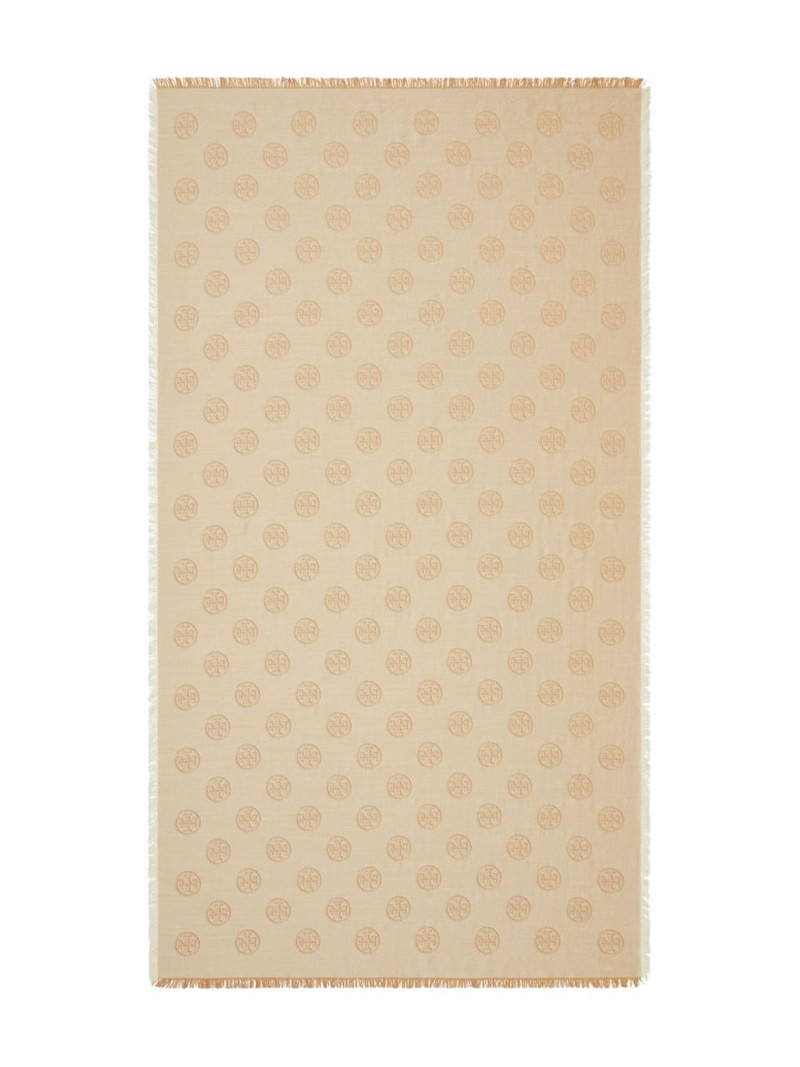 medallion logo oblong scarf 1