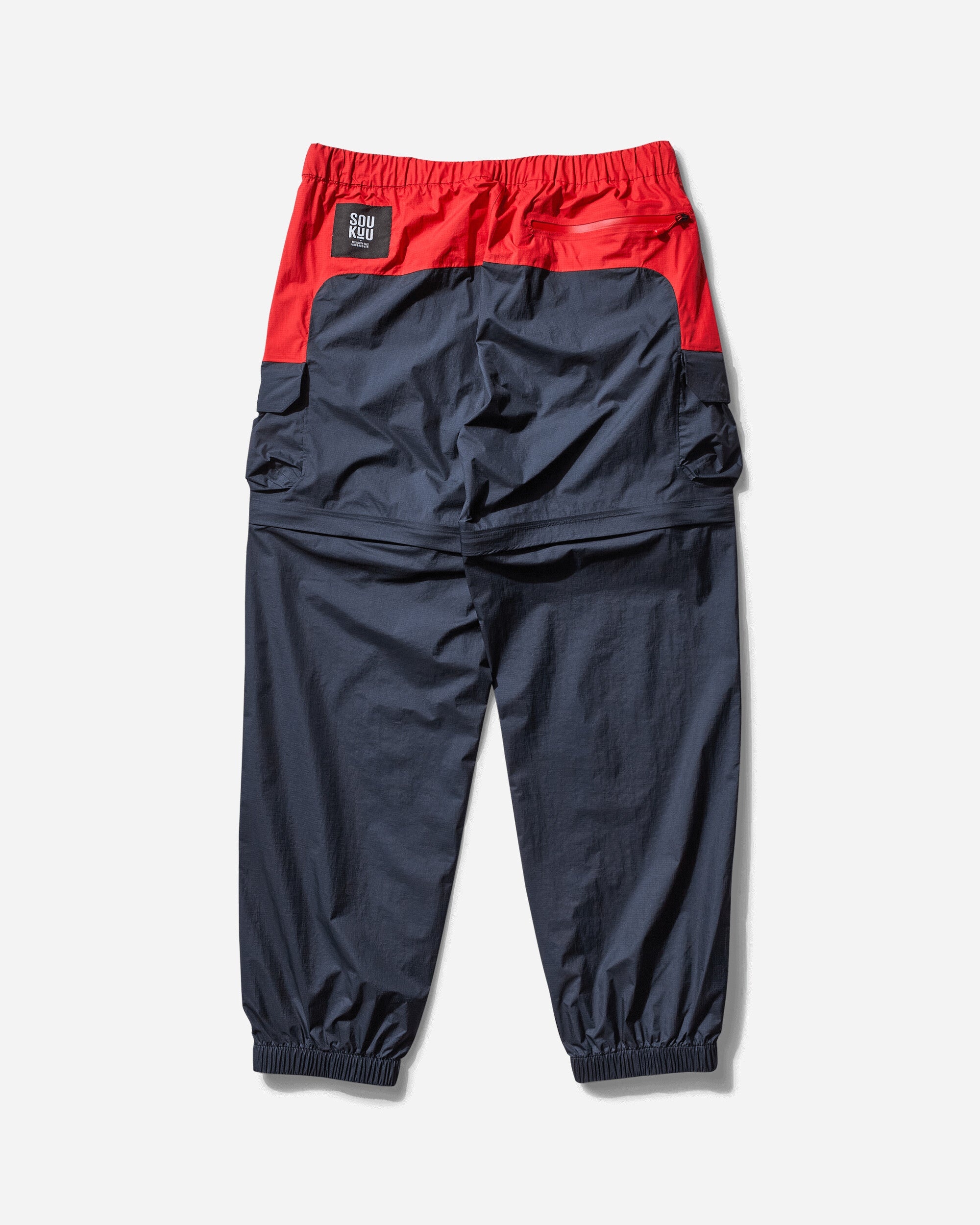Men's Undercover Soukuu Hike Convertible Mountain Pants Graphite / Fiery Red - 2