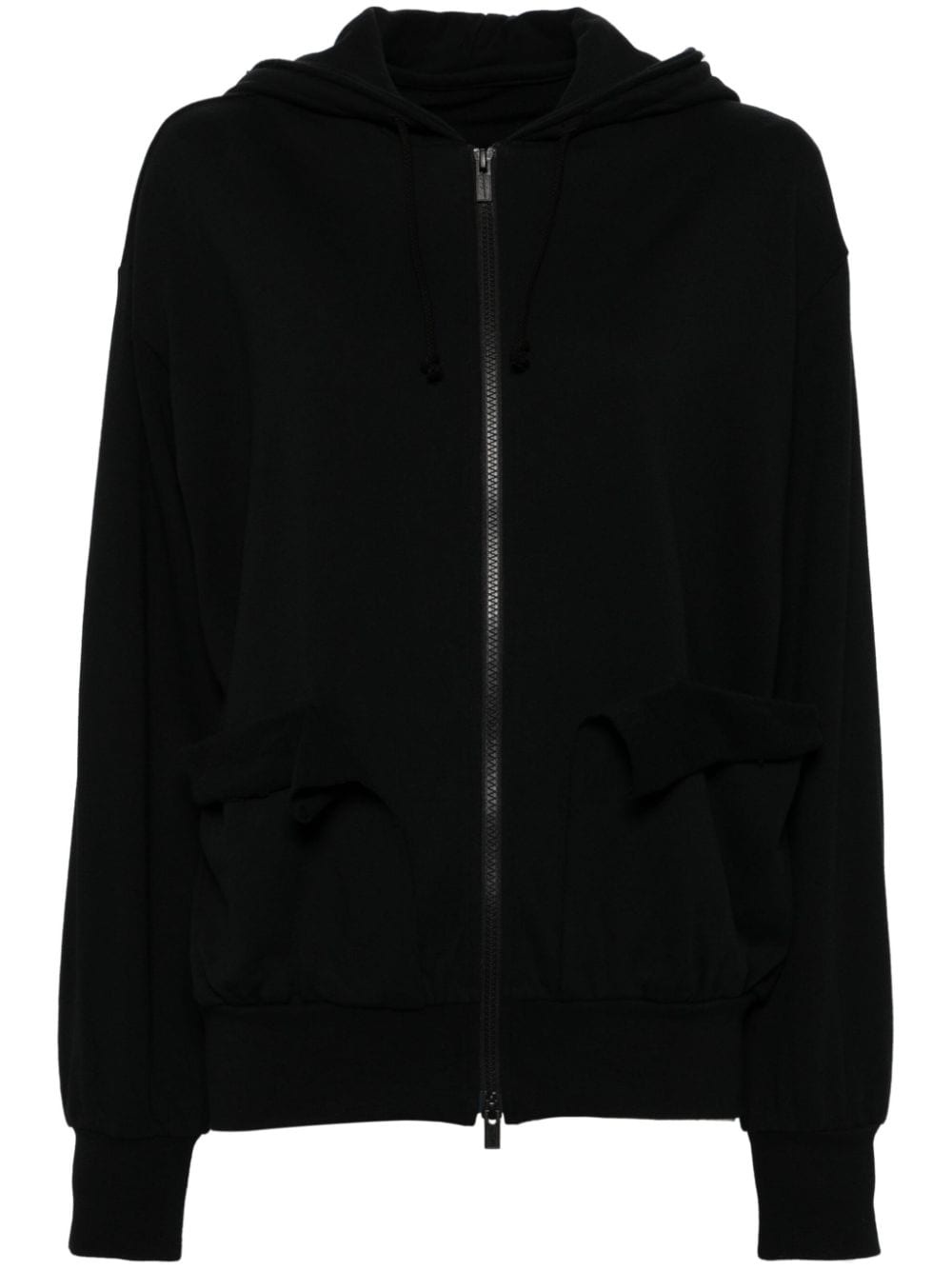 cotton zip-up jacket - 1