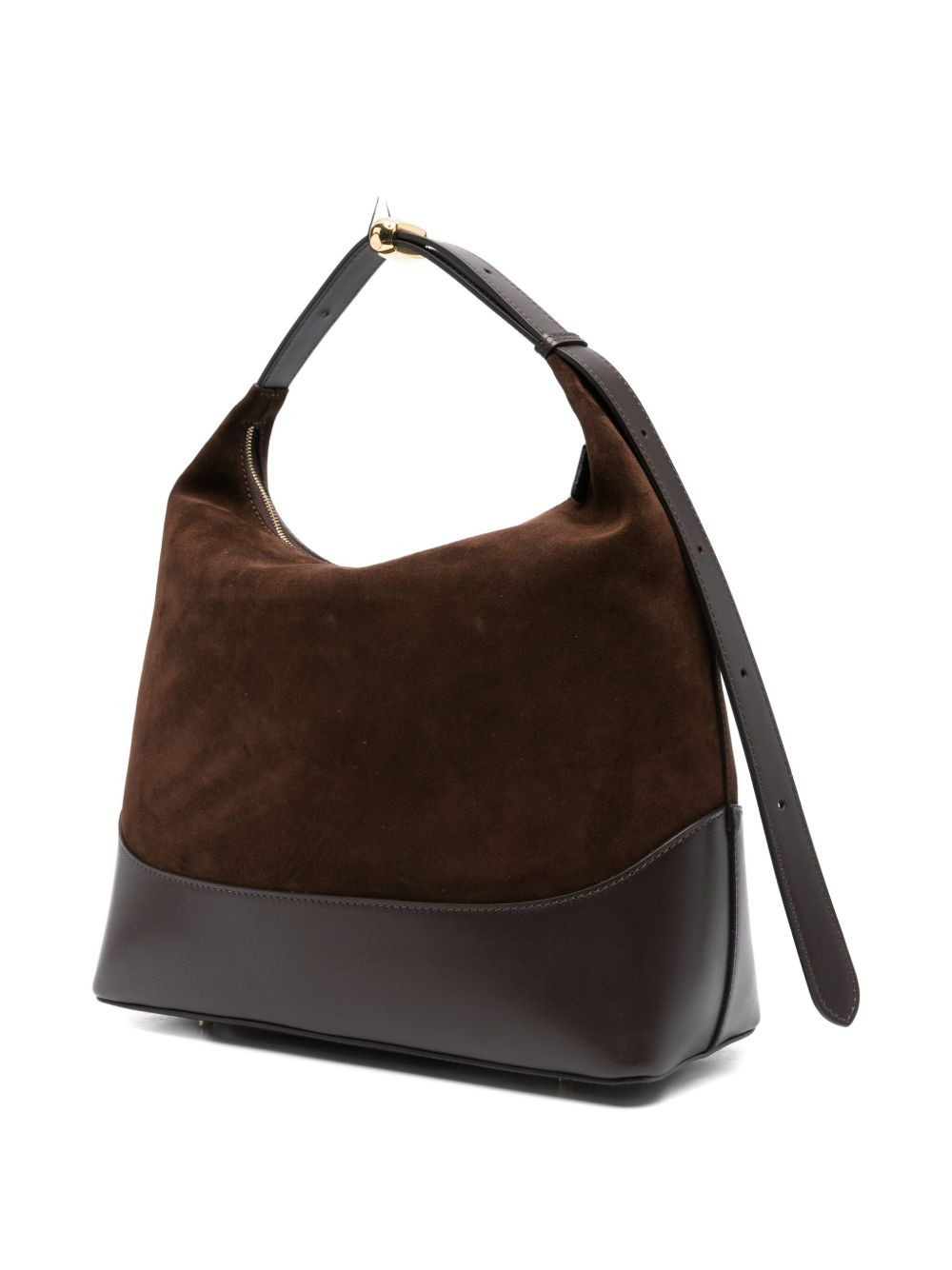 large Loop suede leather shoulder bag - 3