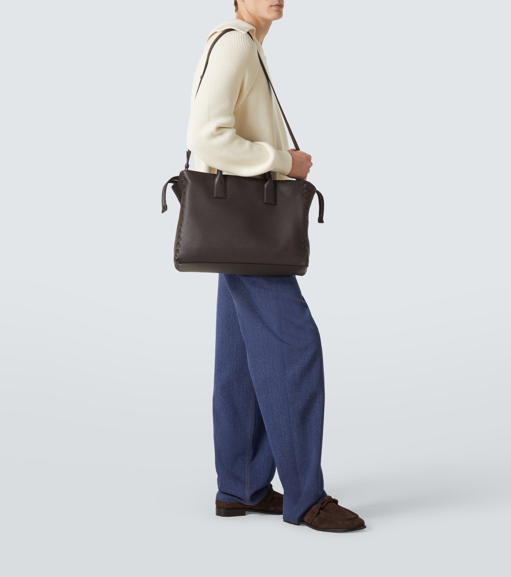 Interview leather briefcase - 7