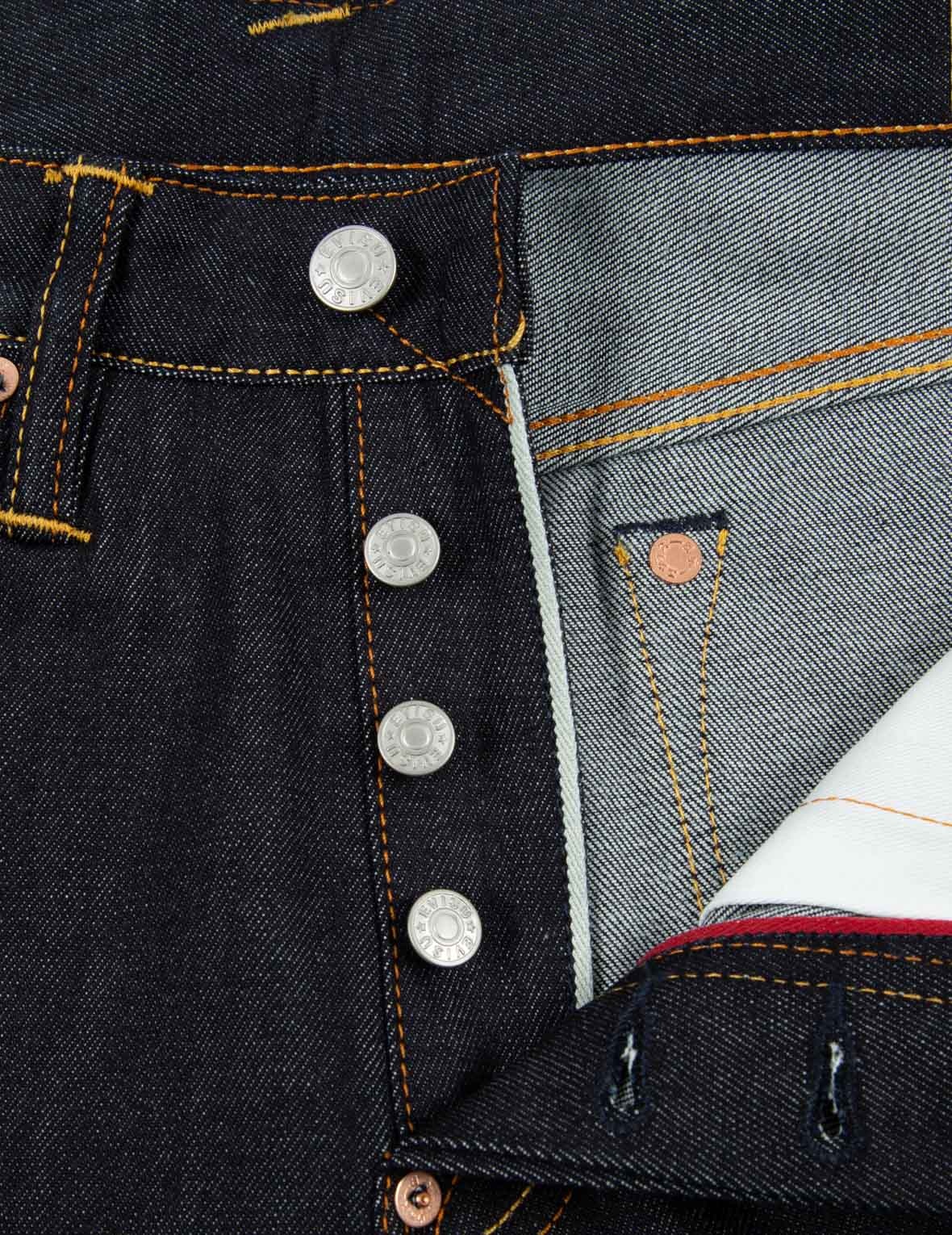RED SEAGULL CARROT FIT RAW DENIM JEANS #2017 - 9