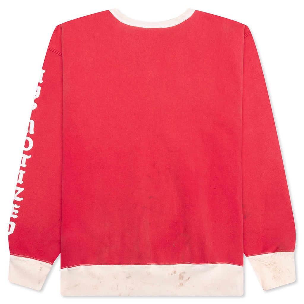 SOFT LOVE CREW SWEATER - RED - 2