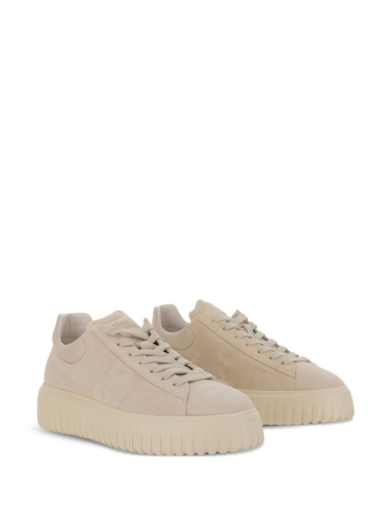 HOGAN lace-up platform trainers outlook