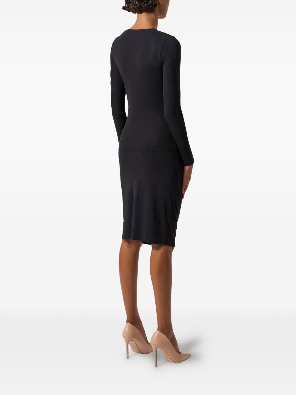 V-neck ruched top - 3