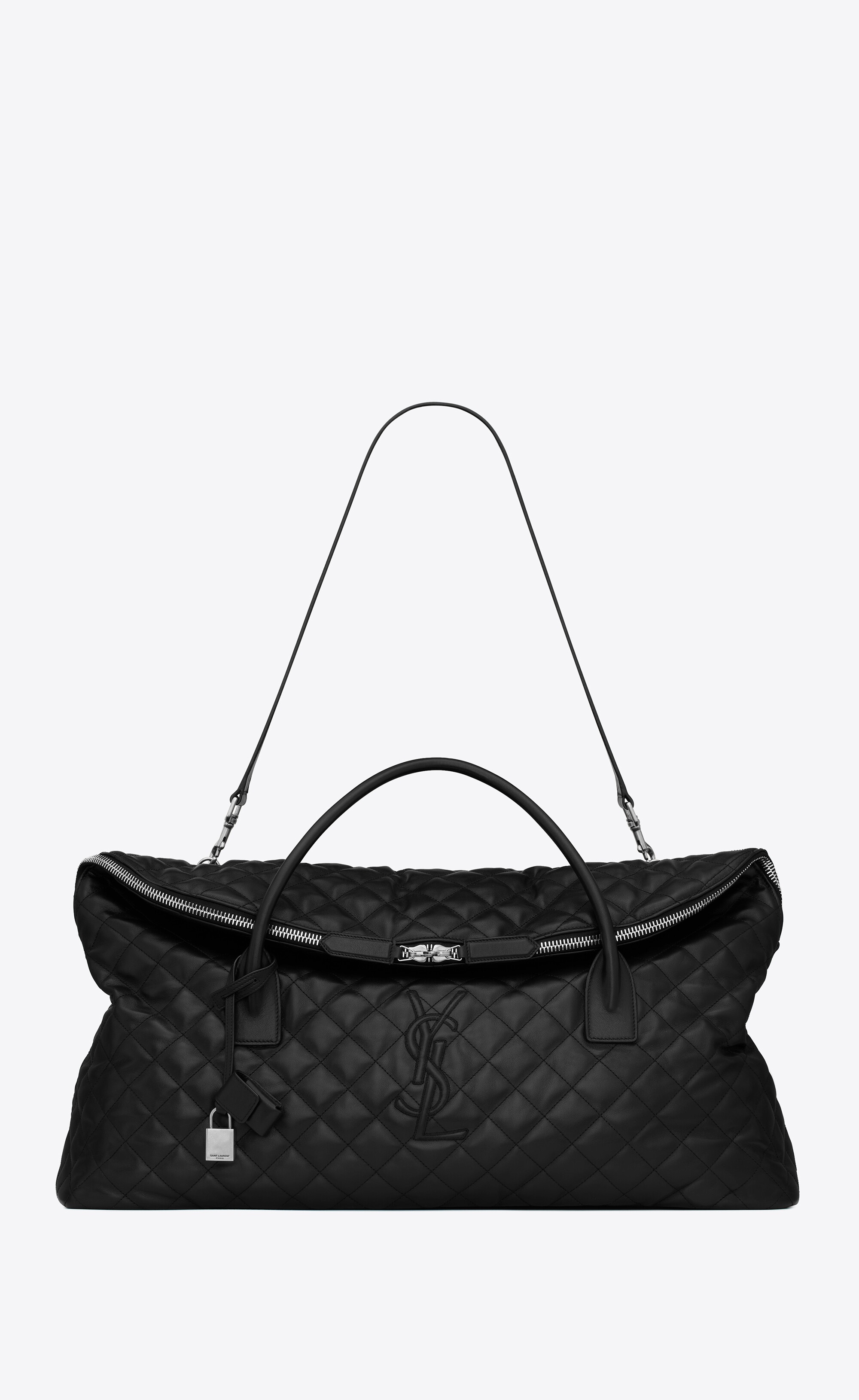 es giant travel bag in quilted leather - 3