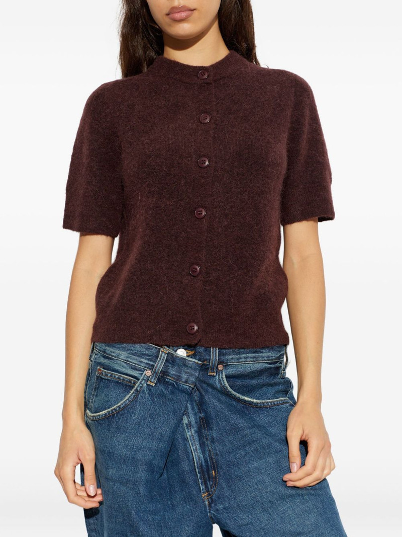 button-fastening short-sleeved cardigan 3