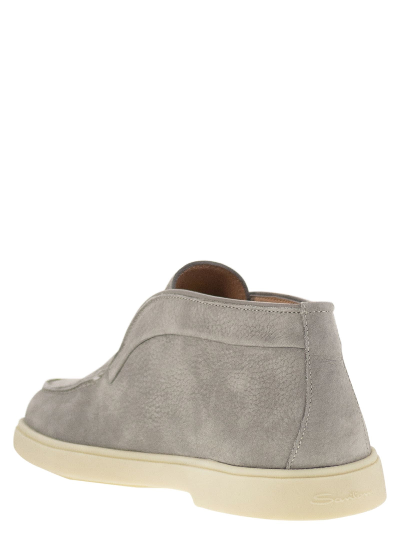 Santoni Women Desert Boot In Nubuck - 3