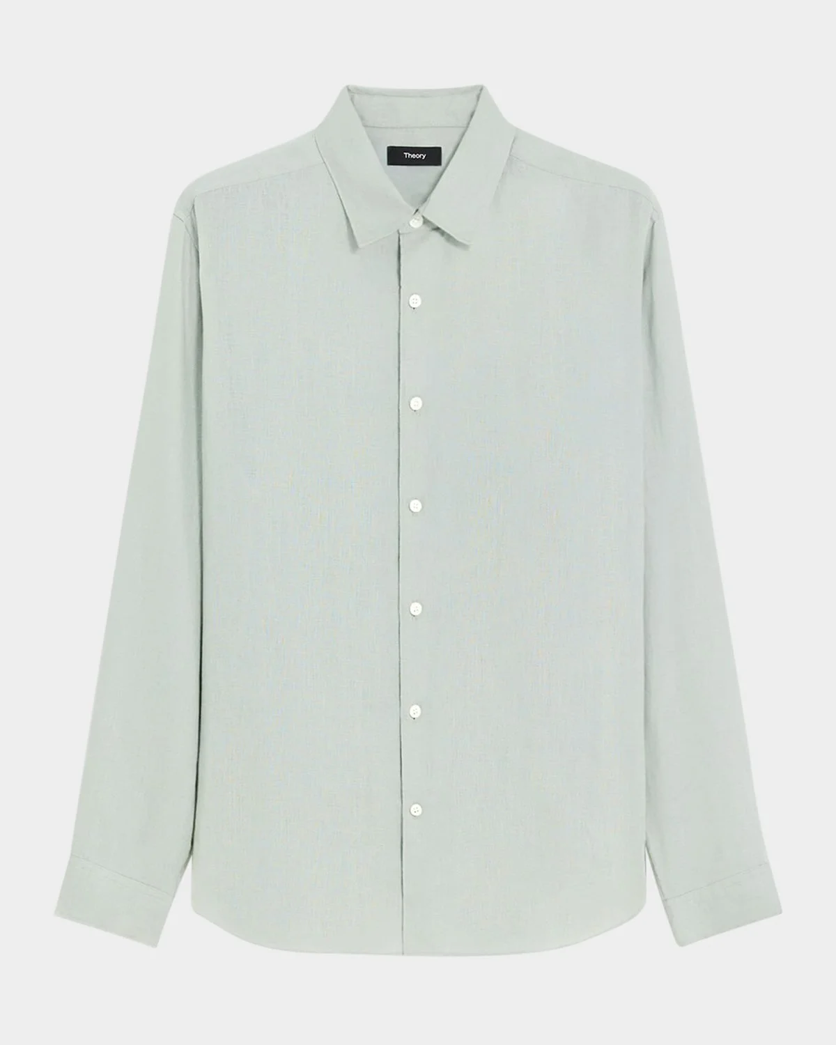 Men's Solid Linen Sport Shirt - 1