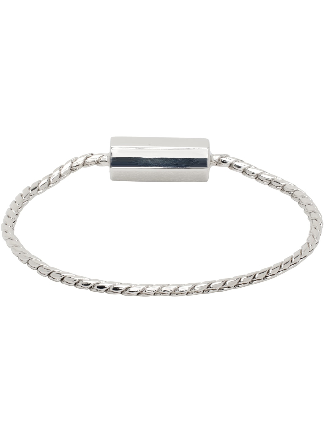Silver Angle Bracelet - 2