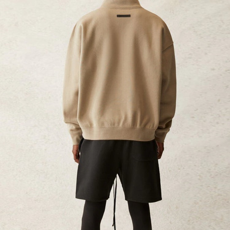 Fear of God Essentials SS21 Pull-Over Mockneck Moss FOG-SS21-582 - 5