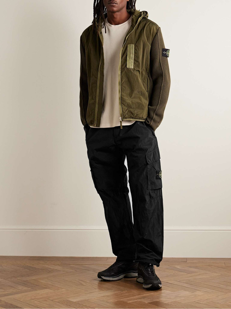 Stone Island Tapered Logo-Appliquéd ECONYL® Nylon Metal Cargo Trousers outlook