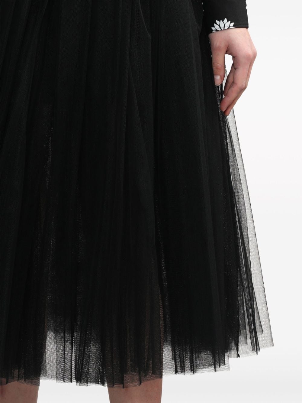 tulle midi skirt - 5