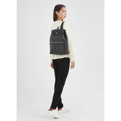 Longchamp Le Foulonné Backpack Caramel - Leather outlook