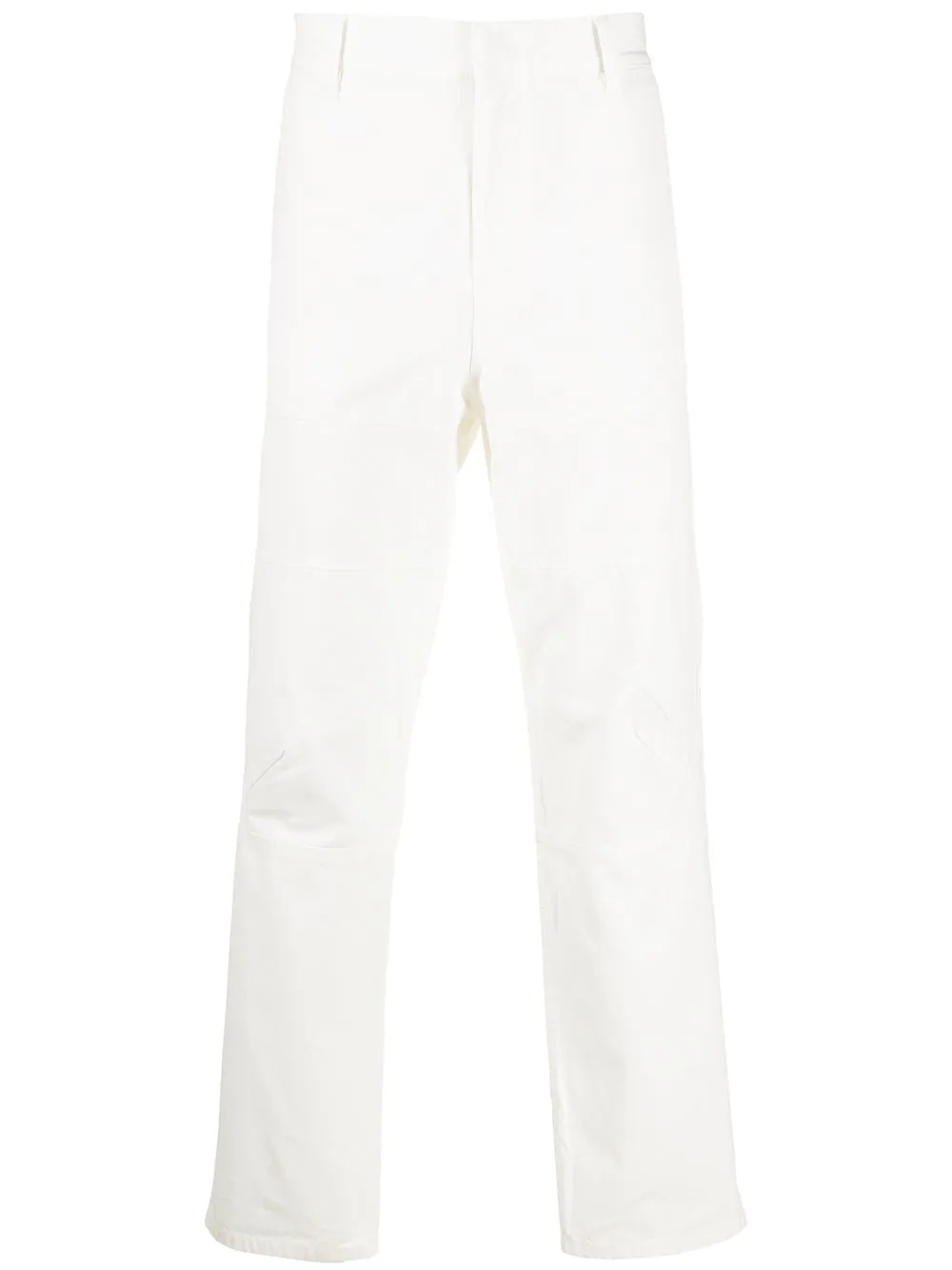 high-rise cargo trousers - 1