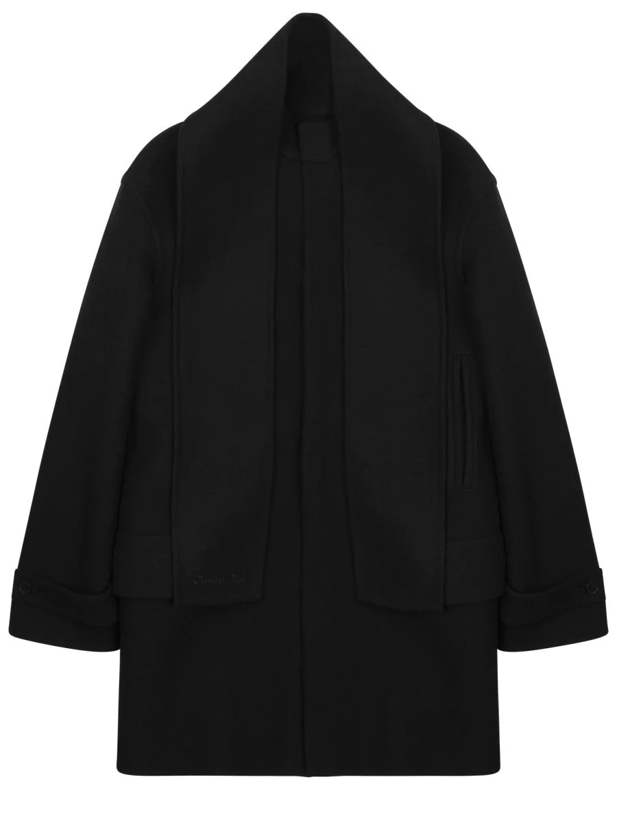 Dior Women Cappotto Con Sciarpa - 1