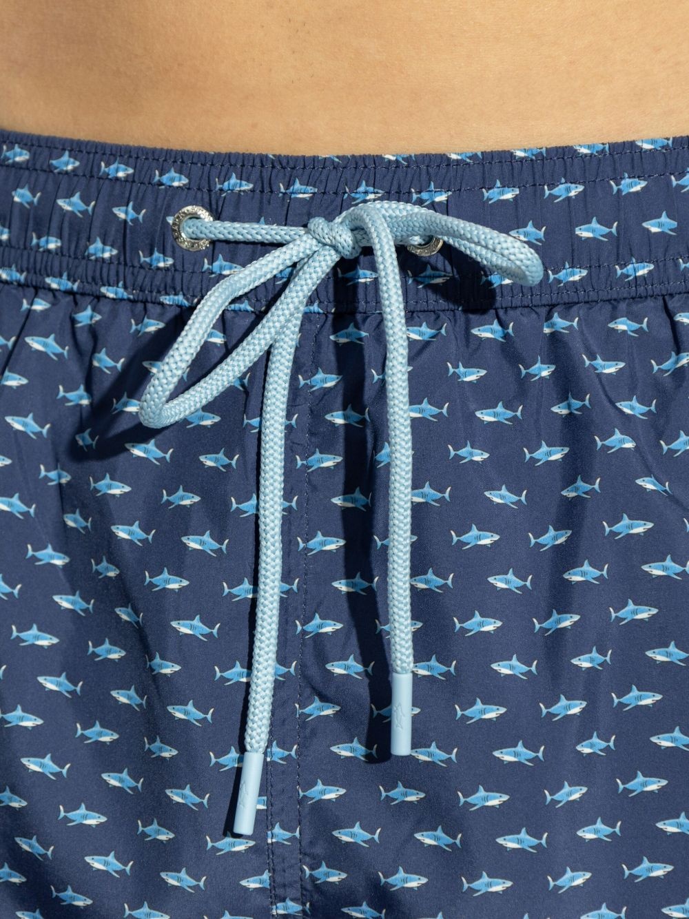 shark-print swim shorts - 4