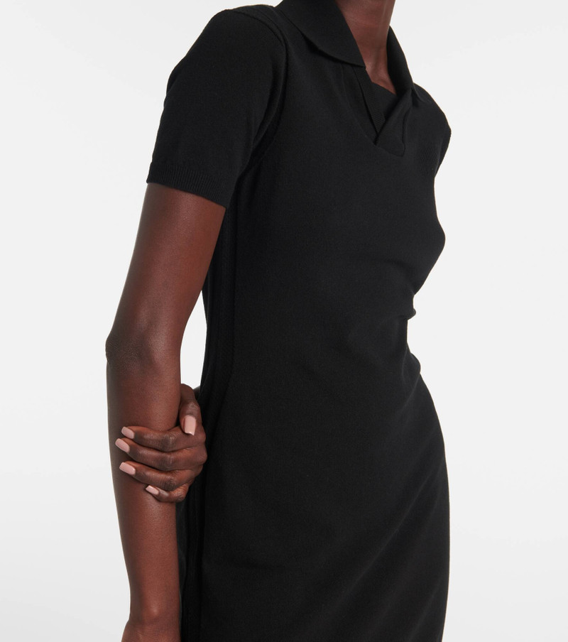 Cotton-blend polo dress 5