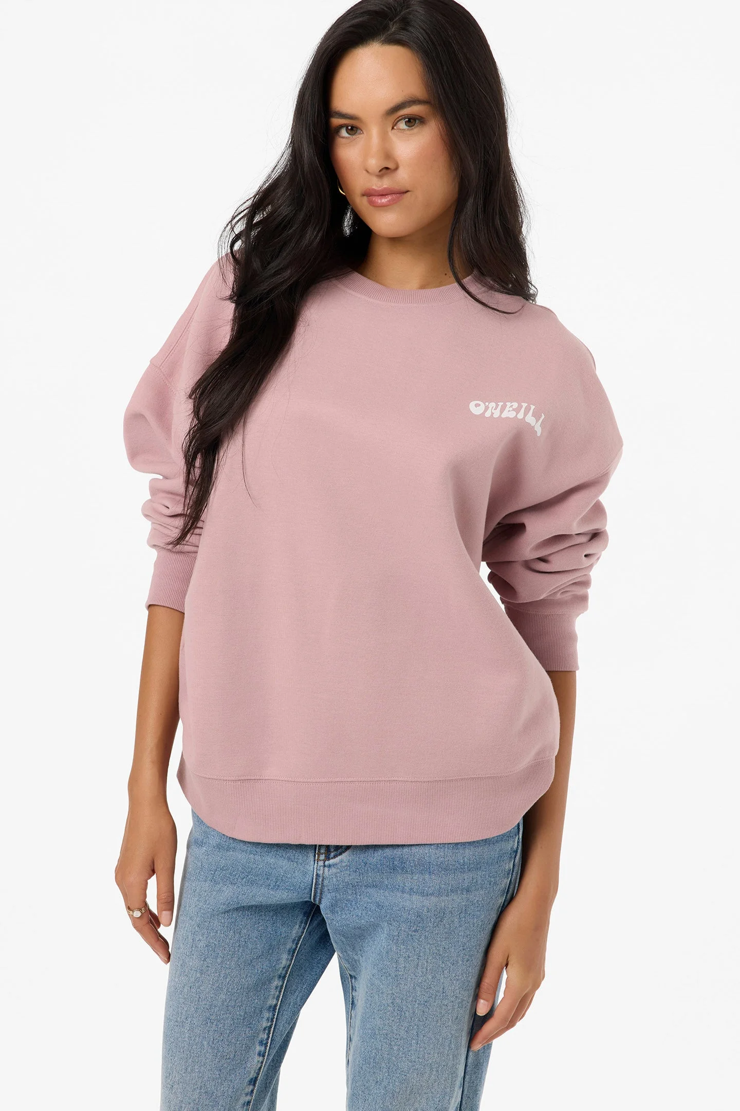 Bubble Surf Oversized Crew Neck Fleece - 1