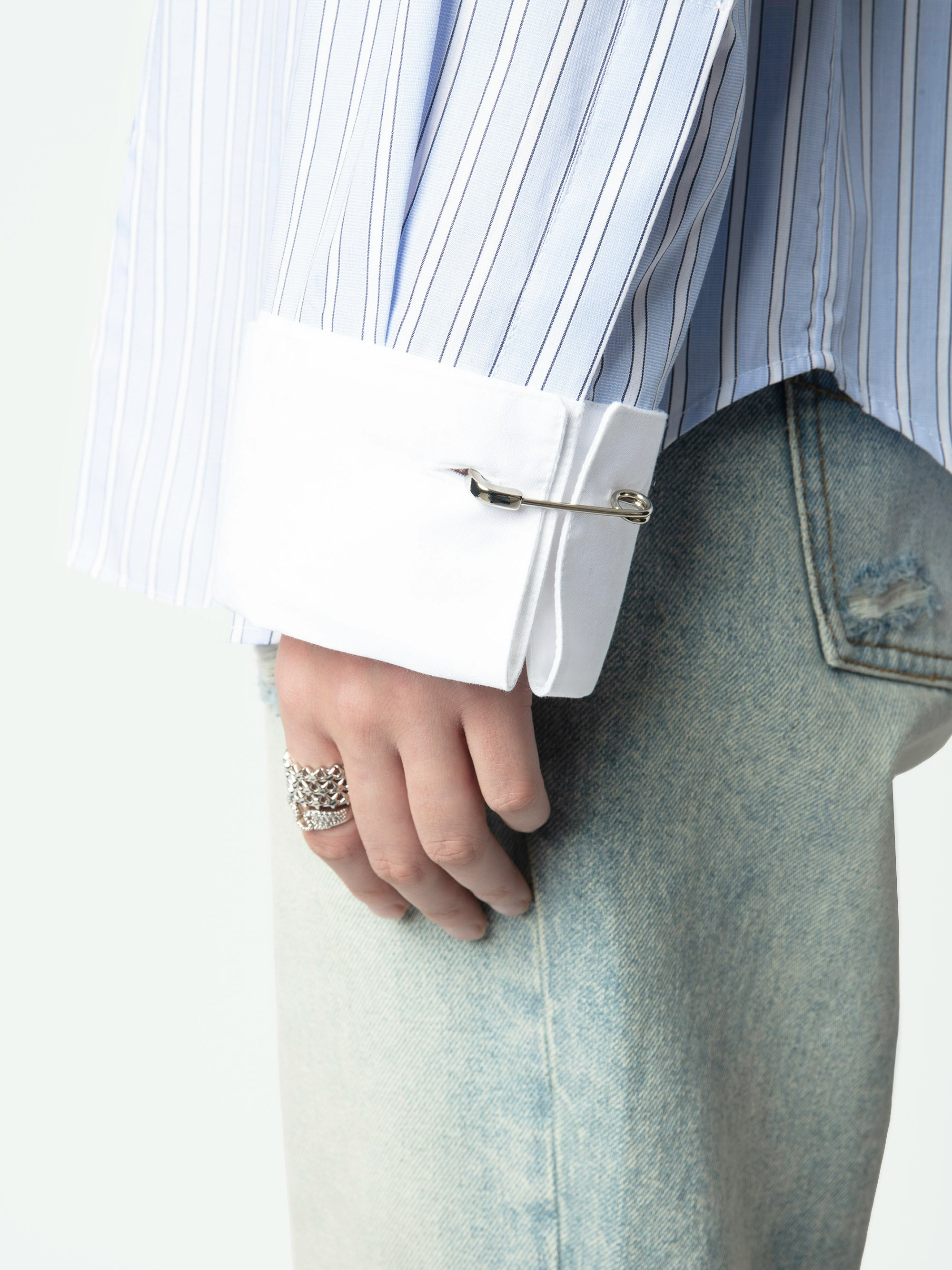 Morning Striped Poplin Shirt - 7
