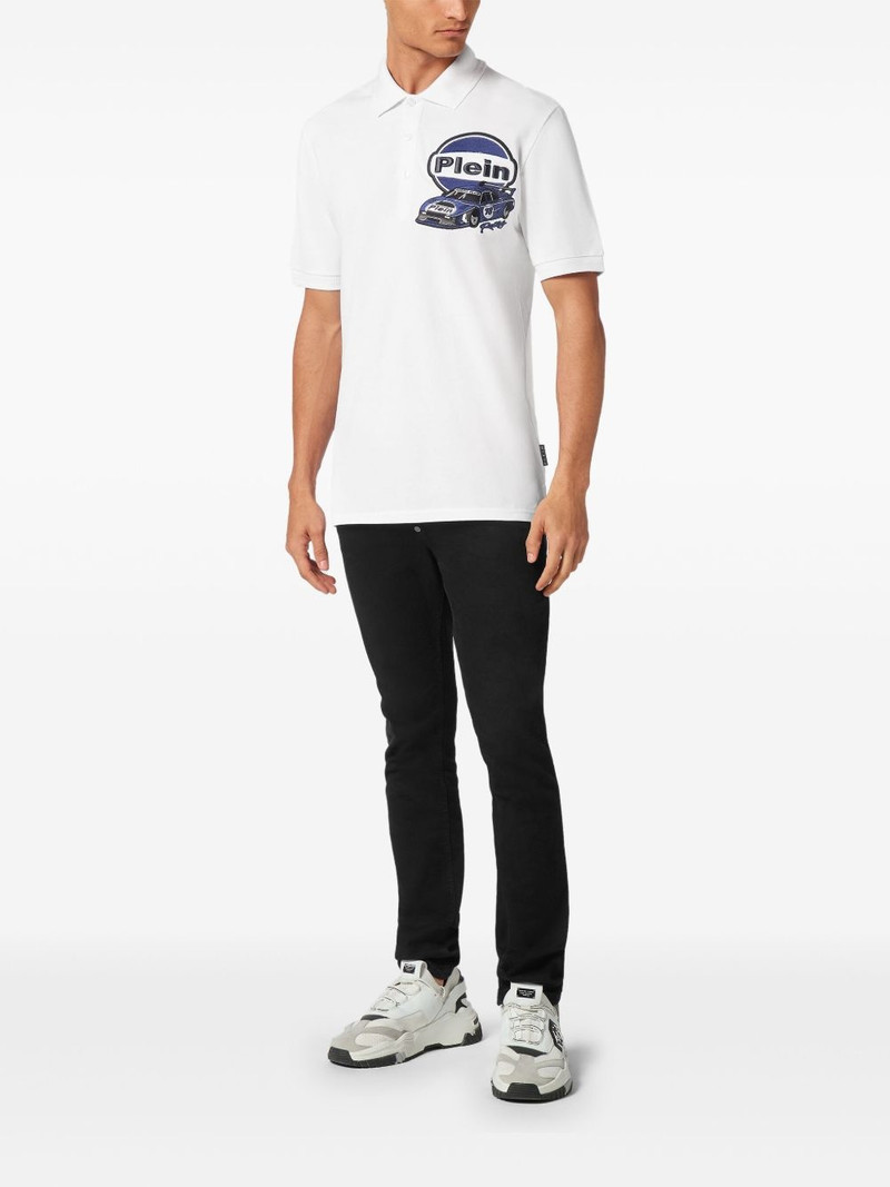 PHILIPP PLEIN Cars Racing polo shirt outlook