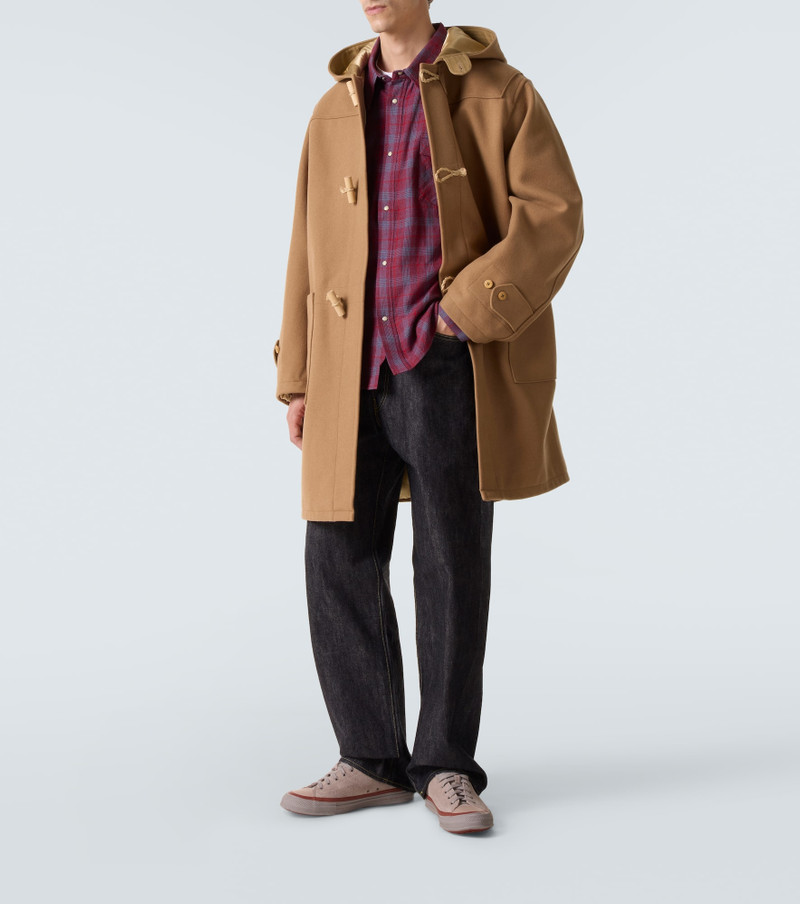 visvim Commodore wool and linen duffel coat outlook