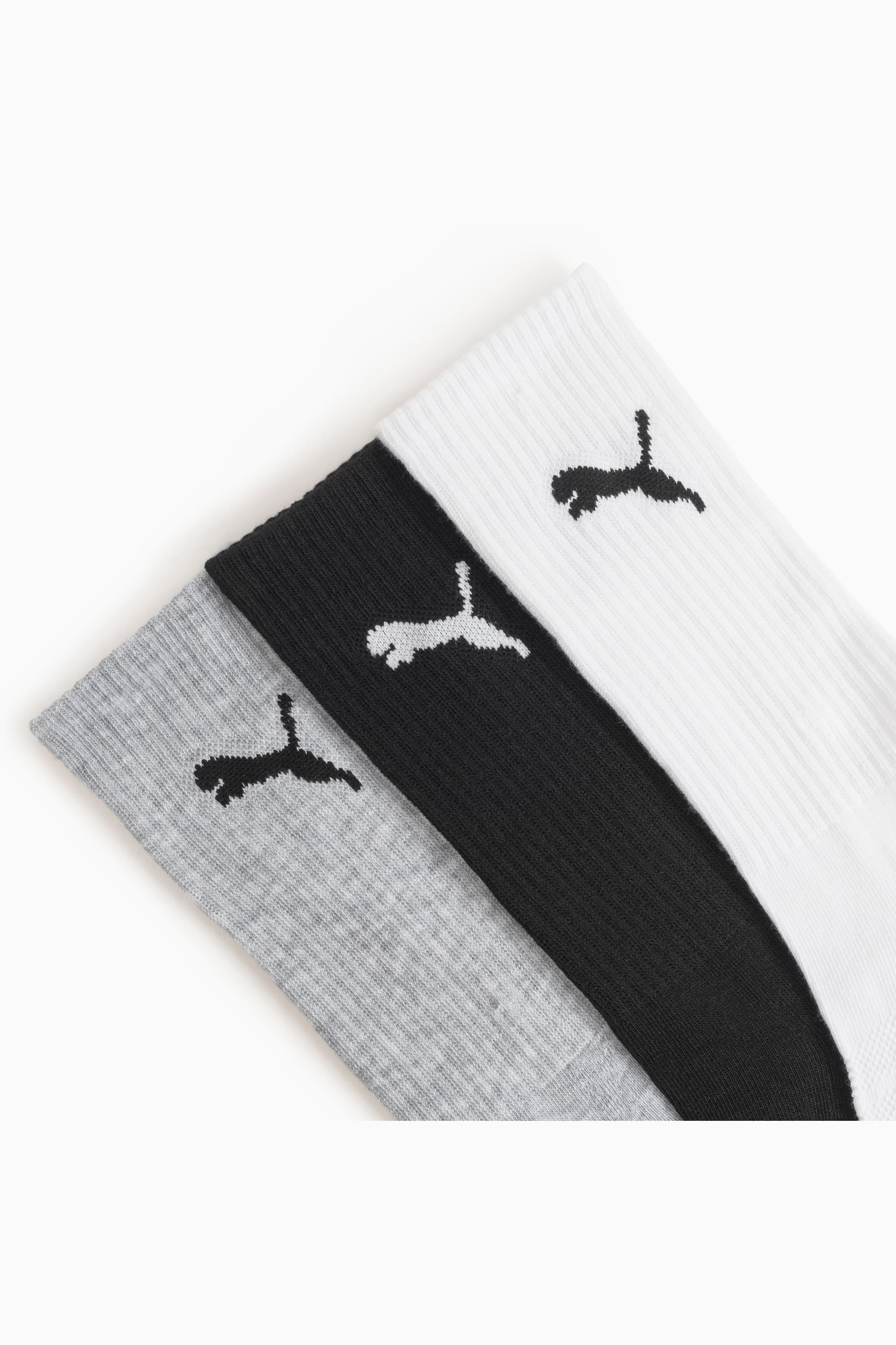 Men's Half-Terry Crew-Length Socks [3 Pairs] - 2