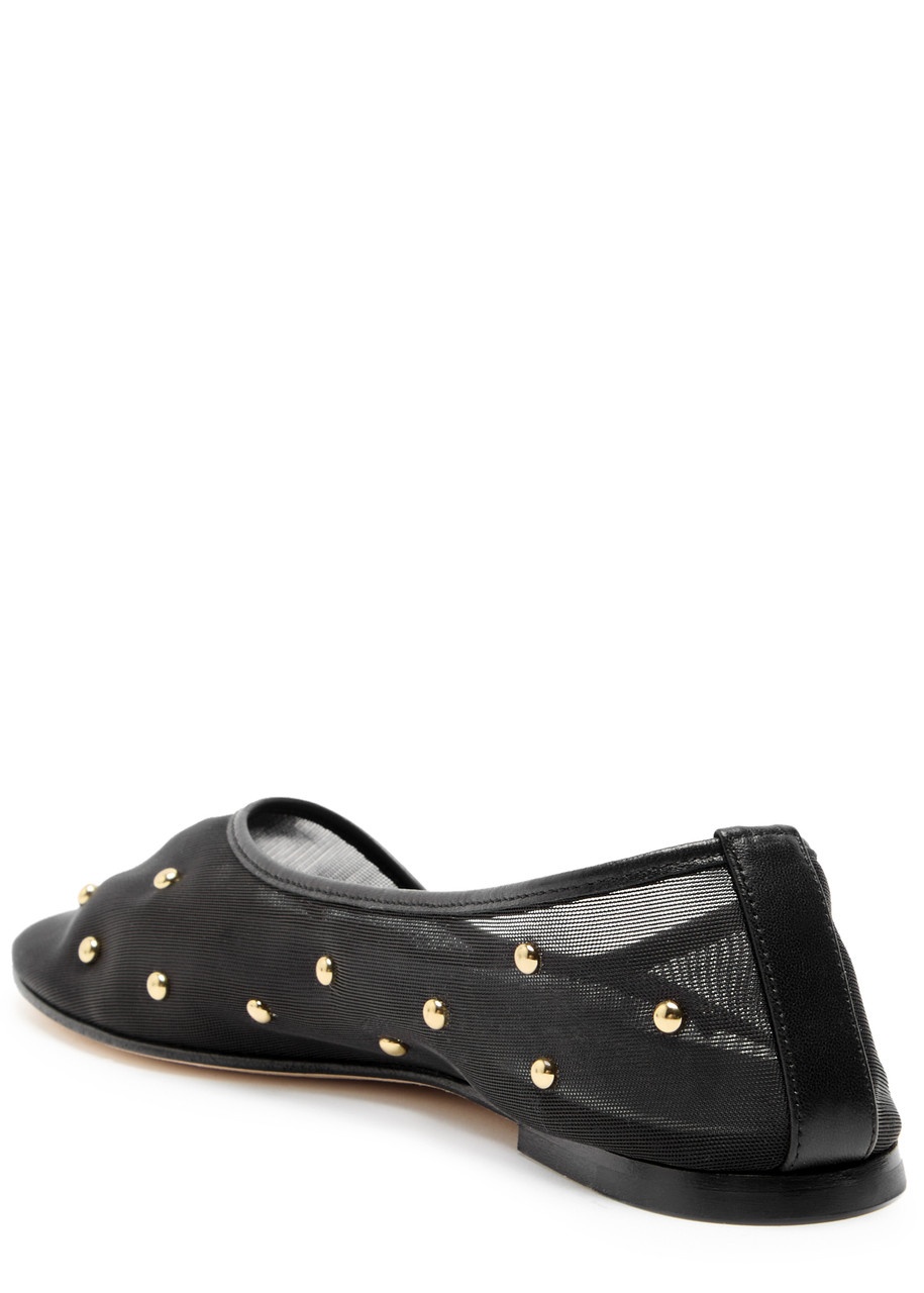 Dear Frances Balla Embellished Mesh Ballet Flats - 2