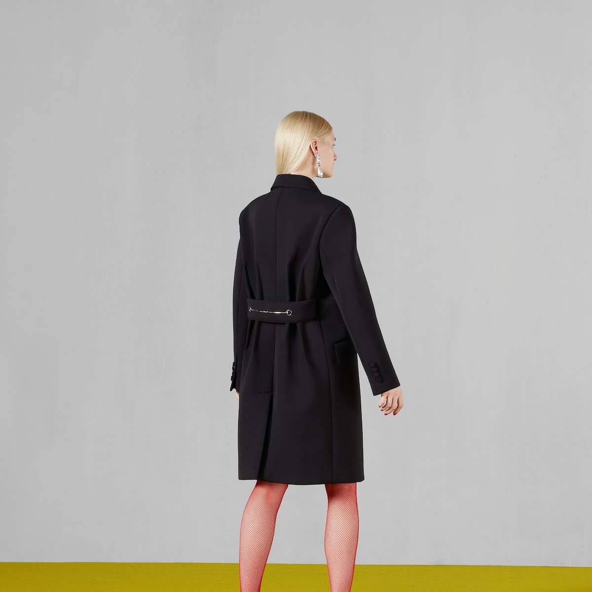 Wool neoprene coat with Horsebit - 6