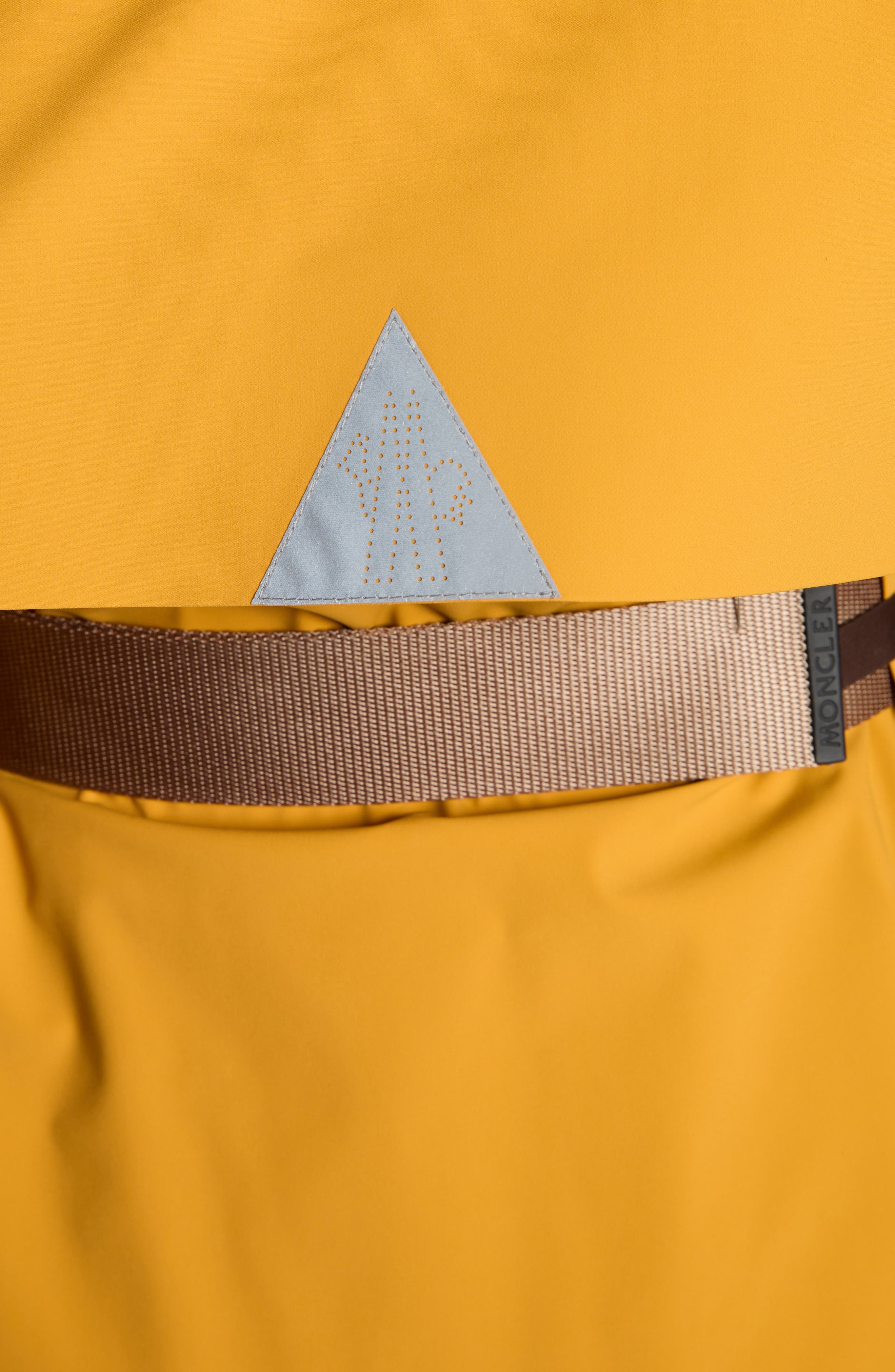 Moncler Grenoble Fex Water Repellent Hooded Jacket in Mustard at Nordstrom - 6