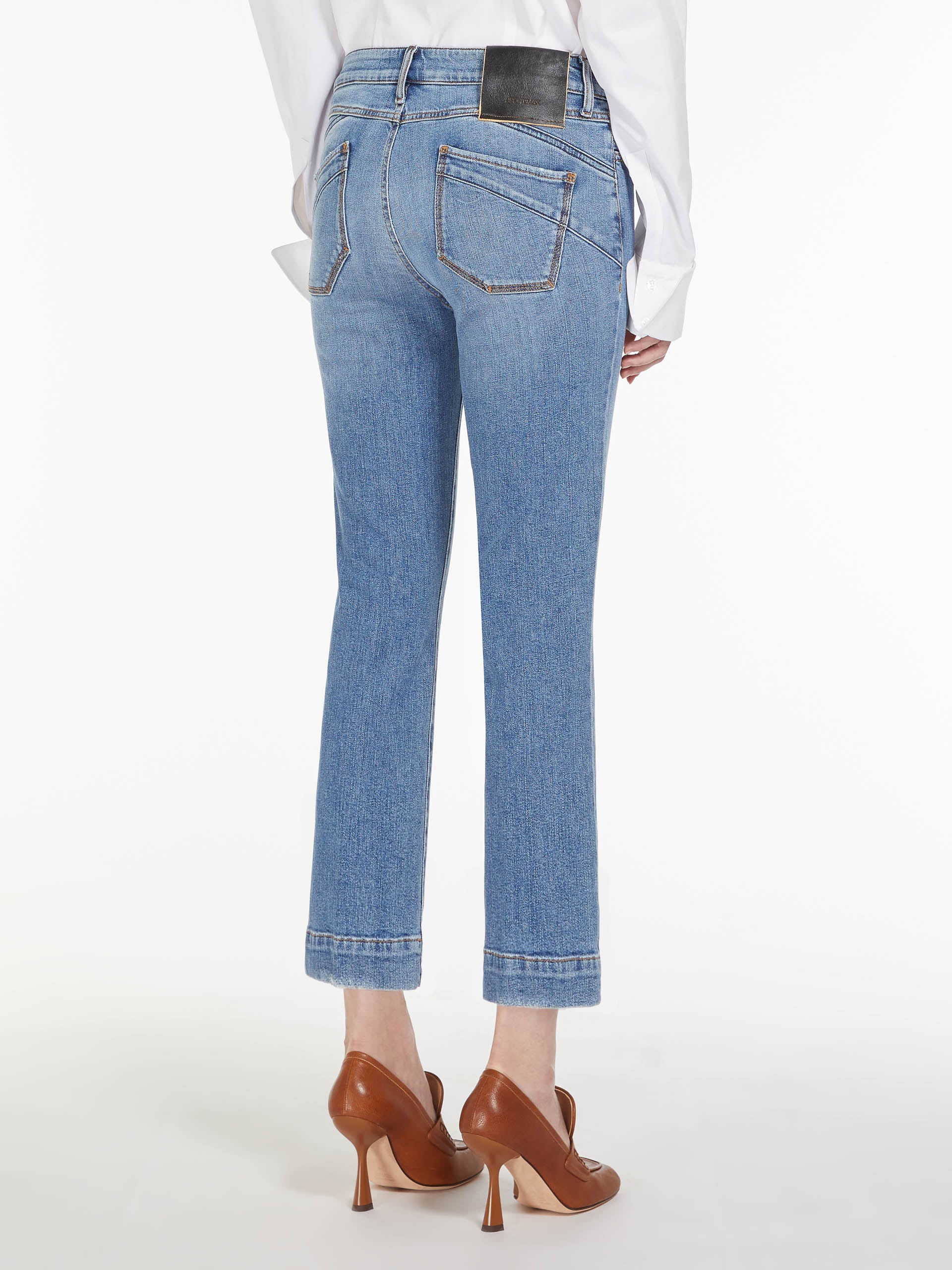 MESSICO Low-rise mini flare jeans - 4