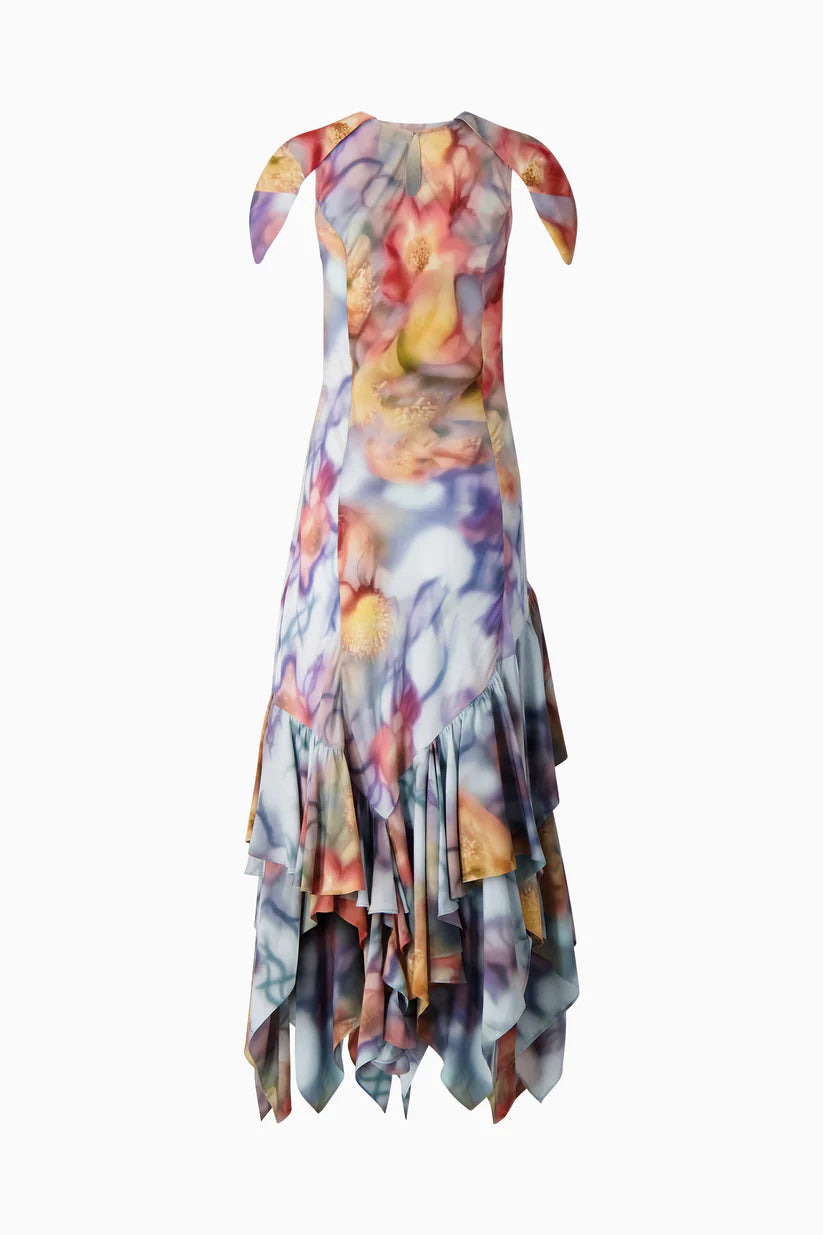 BARBED FLORAL HILLARY DRESS - 3