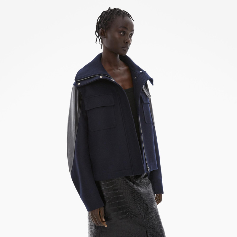 CROPPED WOOL PARKA 5