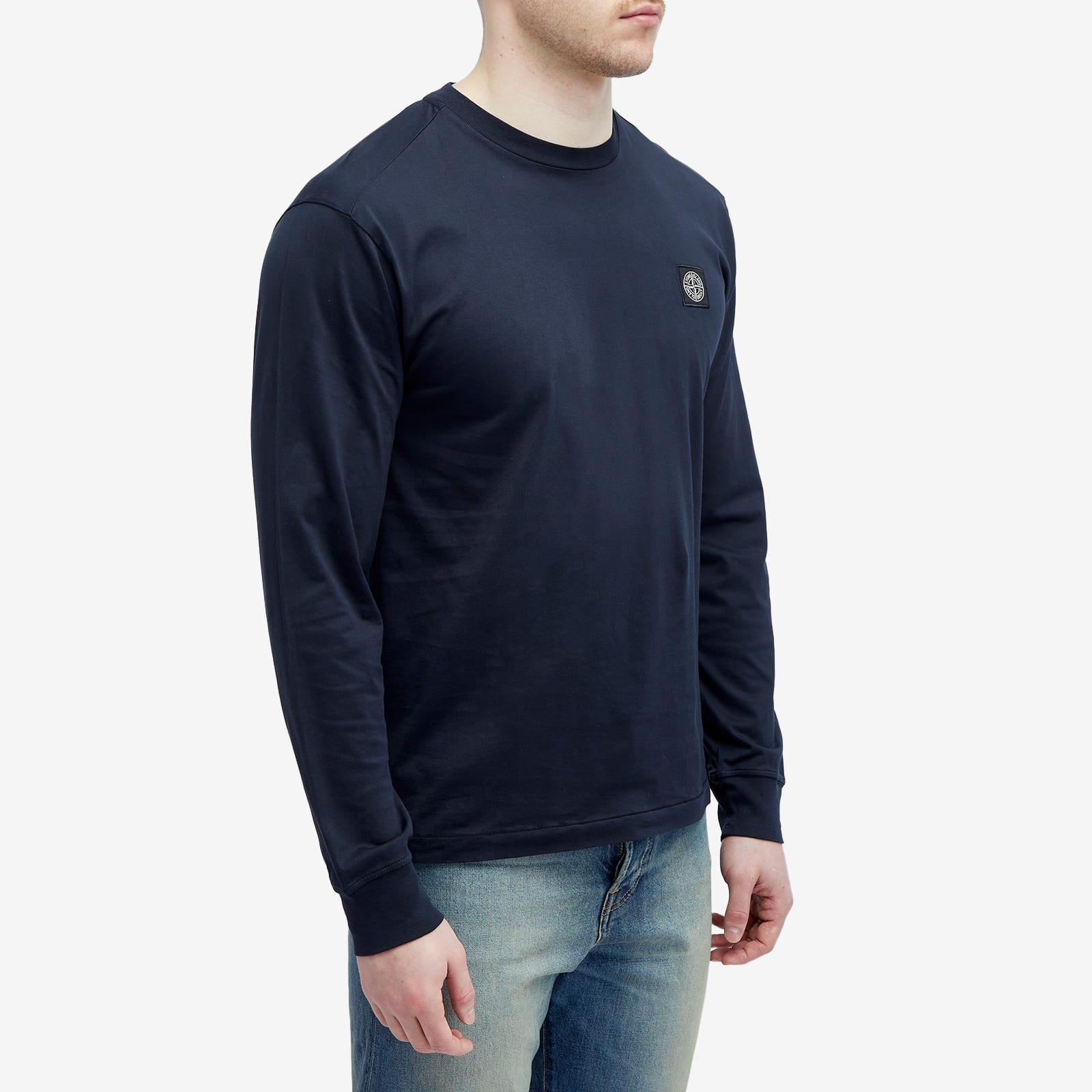 Stone Island Long Sleeve Patch T-Shirt - 2