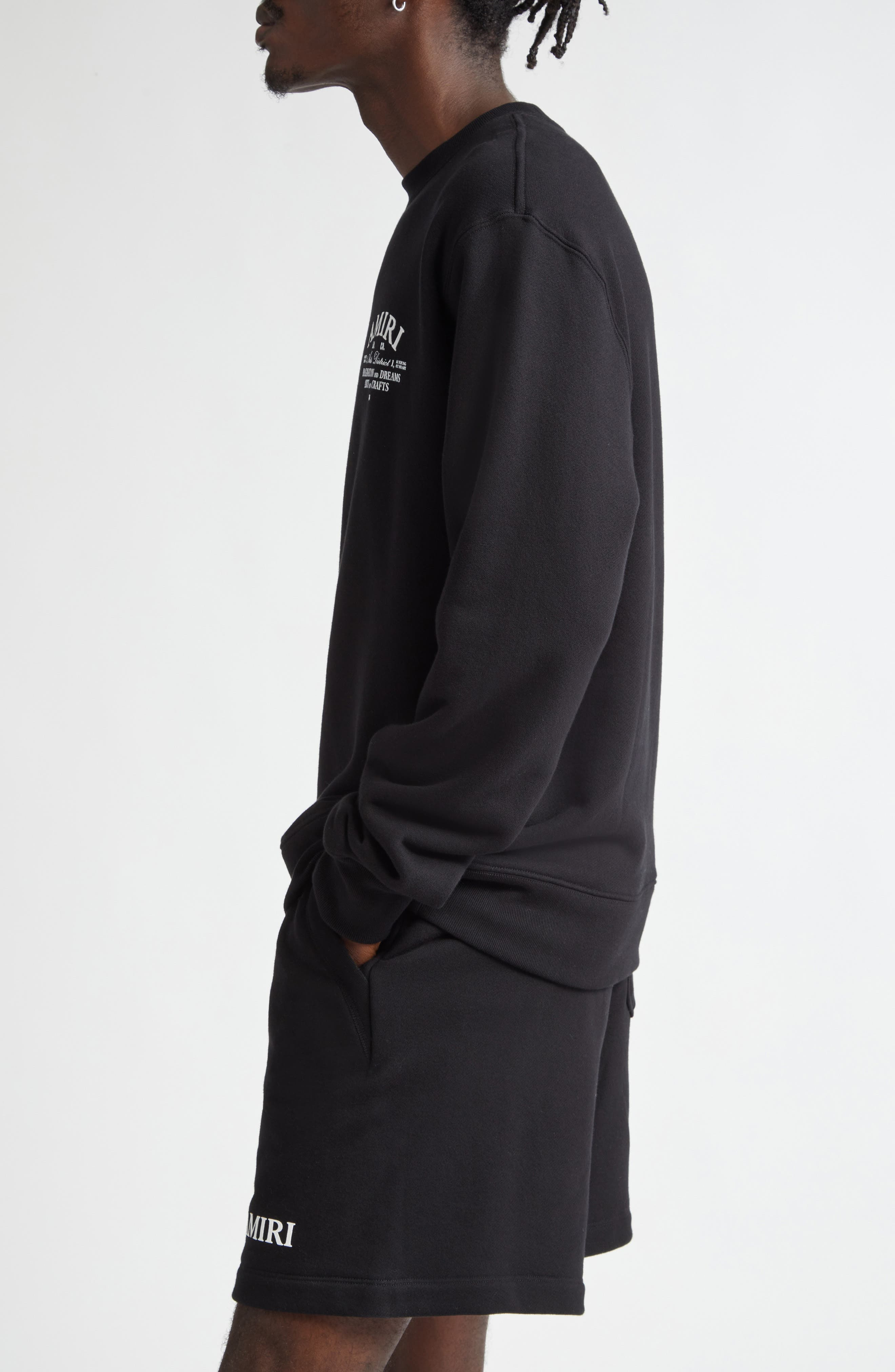 Arts District Cotton Crewneck Graphic Sweatshirt - 4