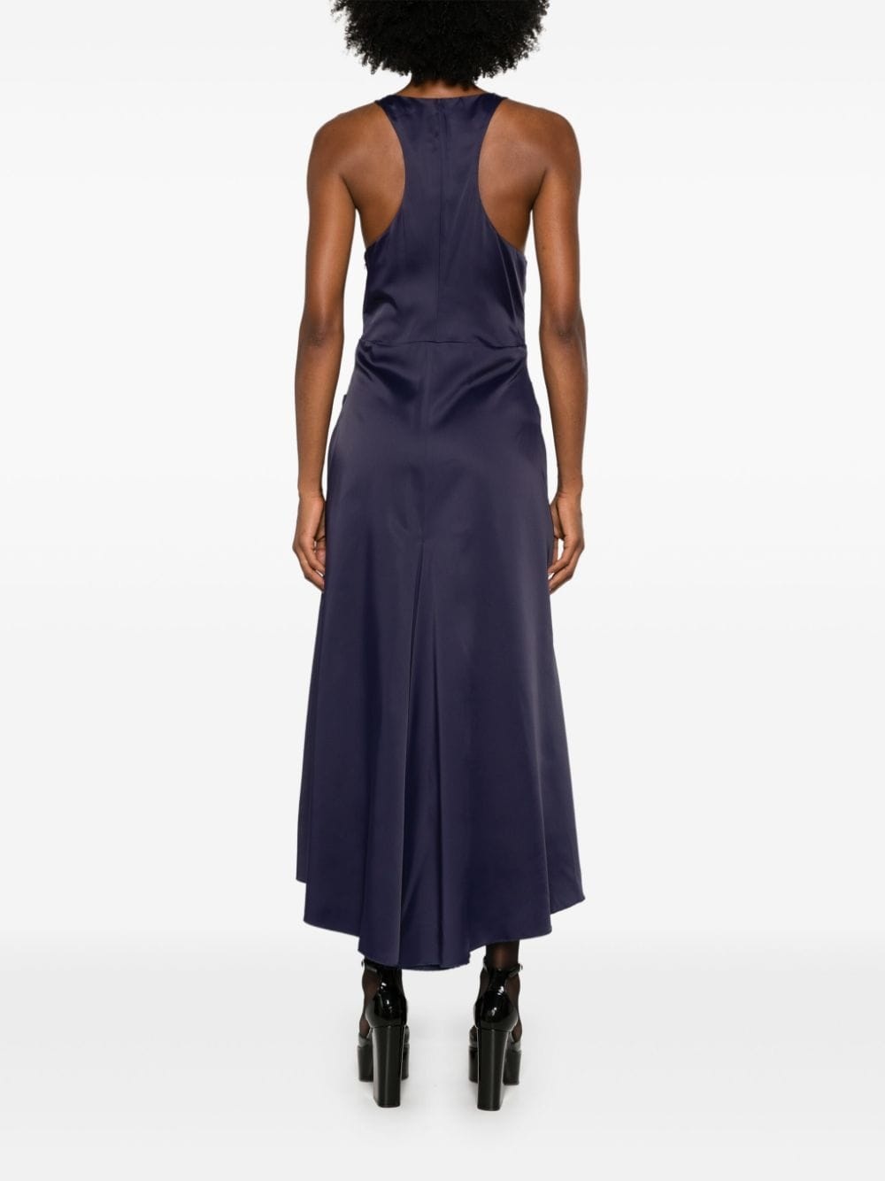 pleated maxi dress - 4