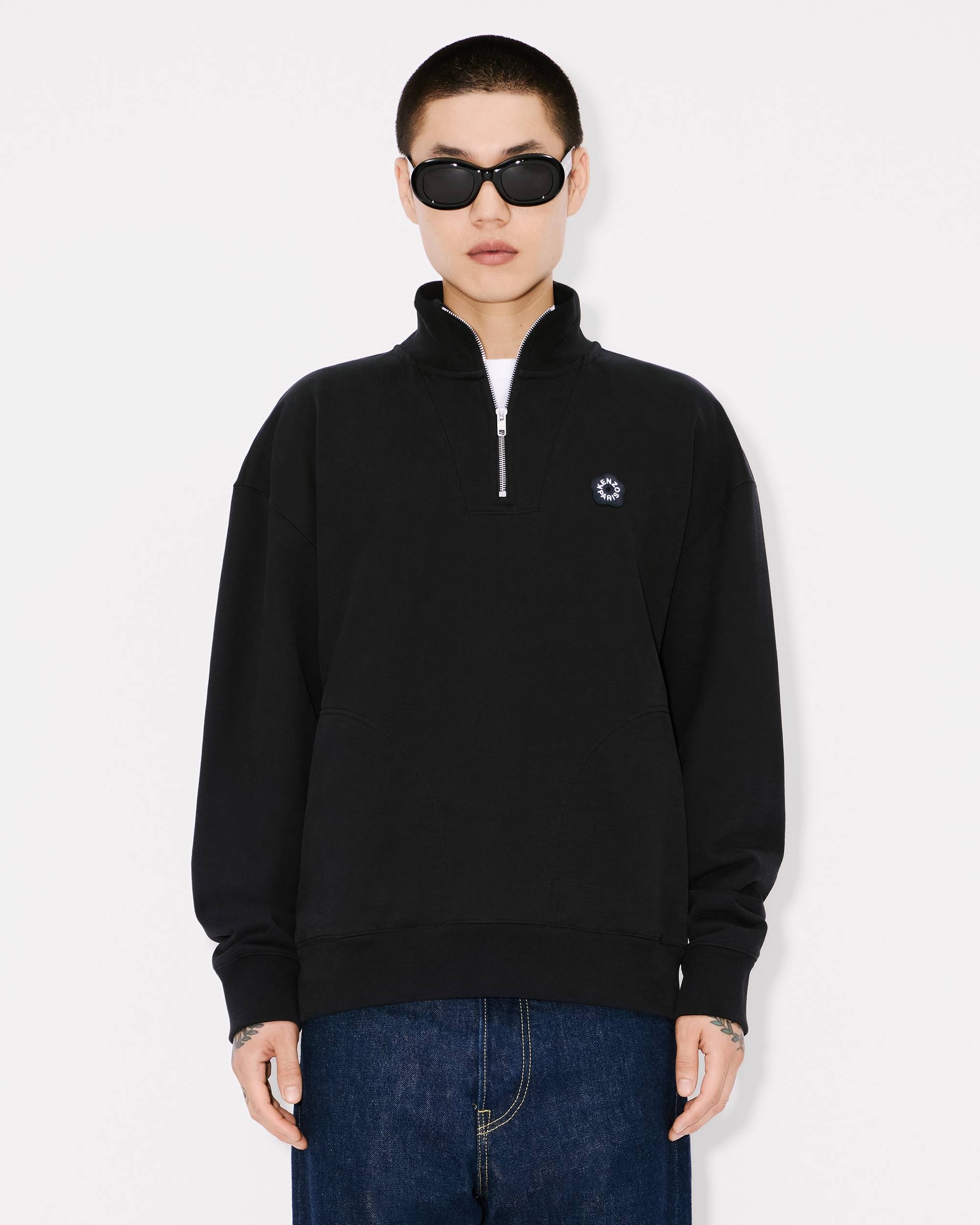 'Boke Flower 2.0' embroidered sweatshirt in cotton - 3