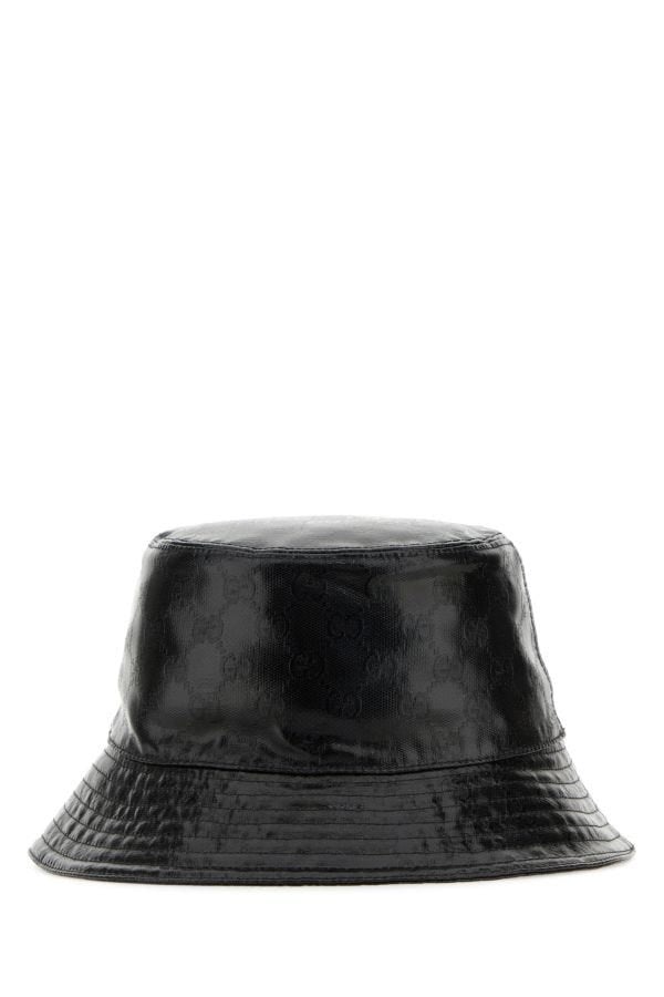 Gucci Man Black Gg Crystal Bucket Hat - 1