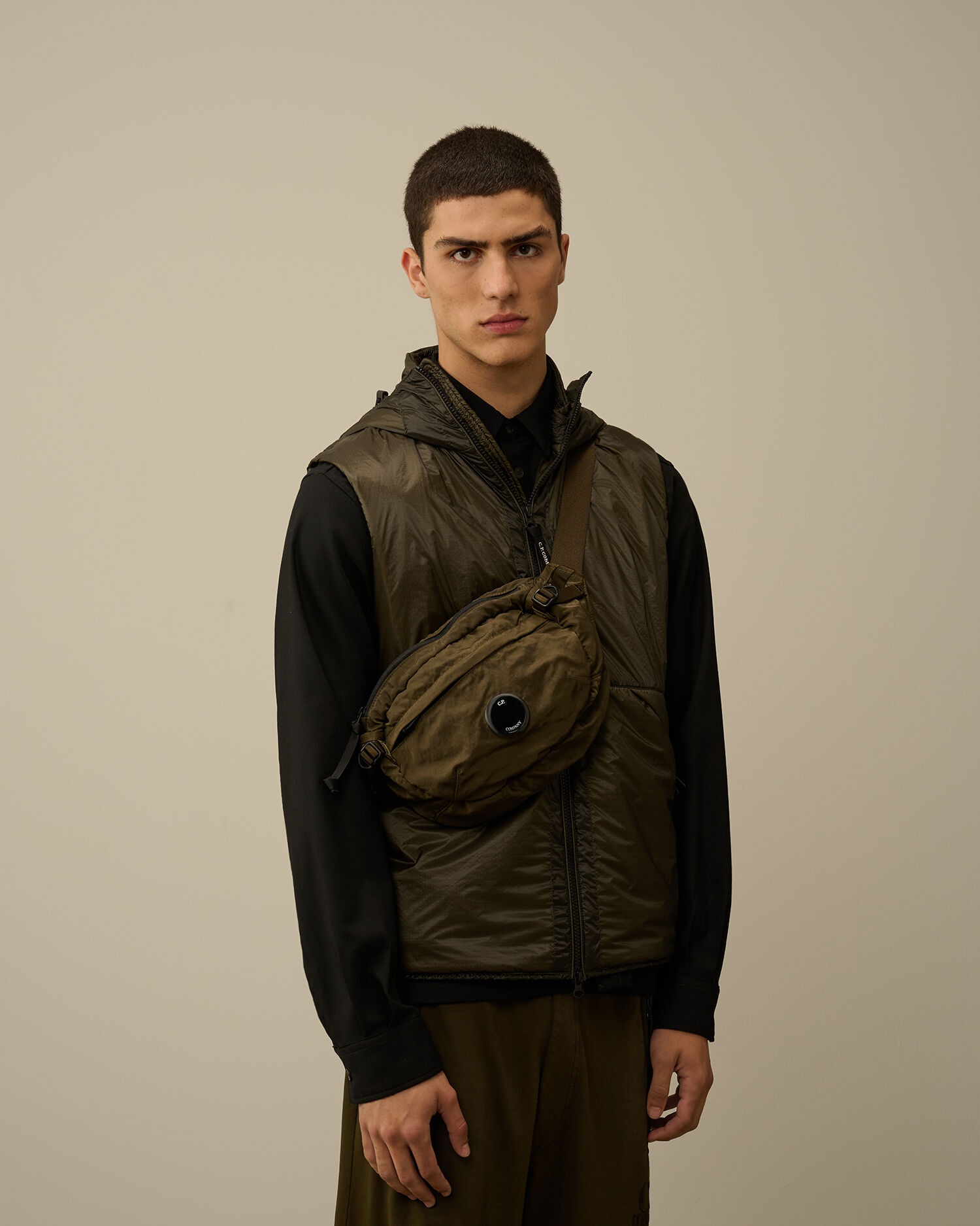 【CP COMPANY】 Nylon B Crossbody Pack Cross Bag C.P. Company NYLON B CROSSBODY PACK Brown | BSTN Store