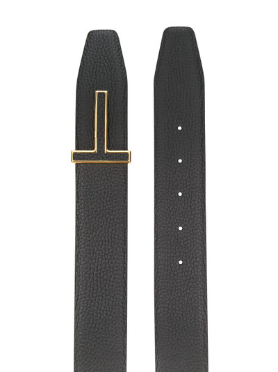 TOM FORD T buckle leather belt outlook