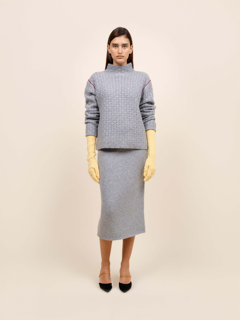 The Elder Statesman GLACIER WOMEN'S TEXTURE PULLOVER outlook