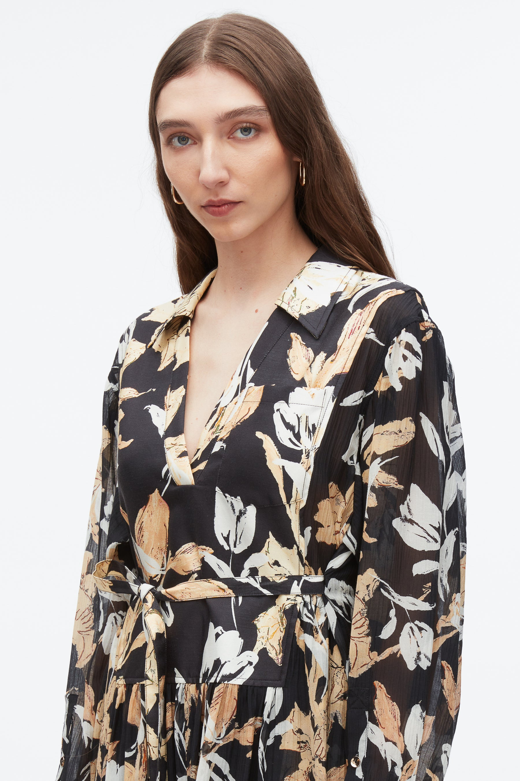 Joyful Tulip Shirt Dress - 5
