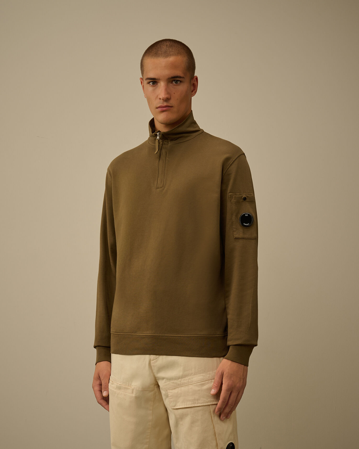 Light Fleece Half Zip Sweatshirt - 3