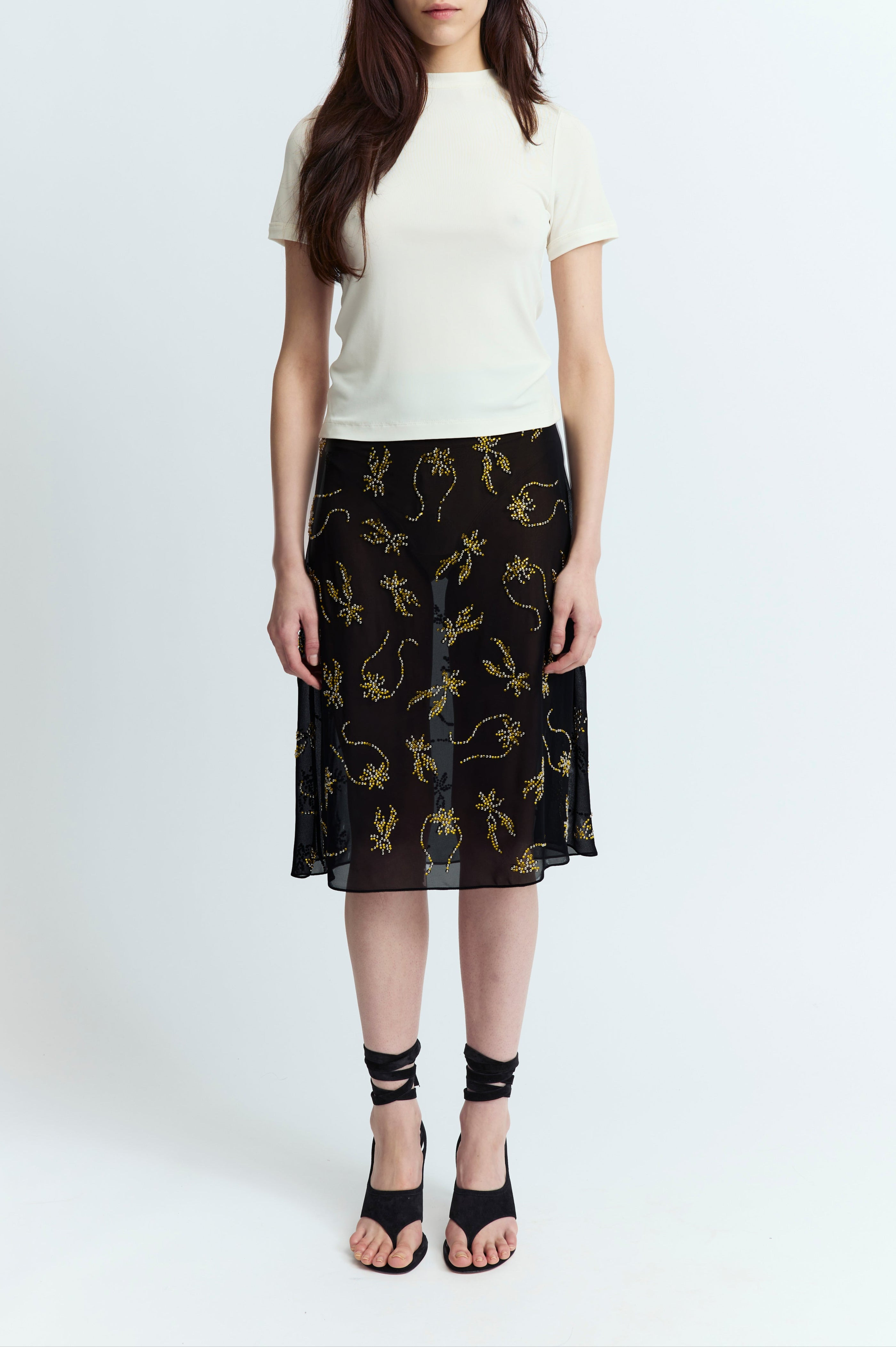 DAFNE SKIRT IN CHIFFON - 2