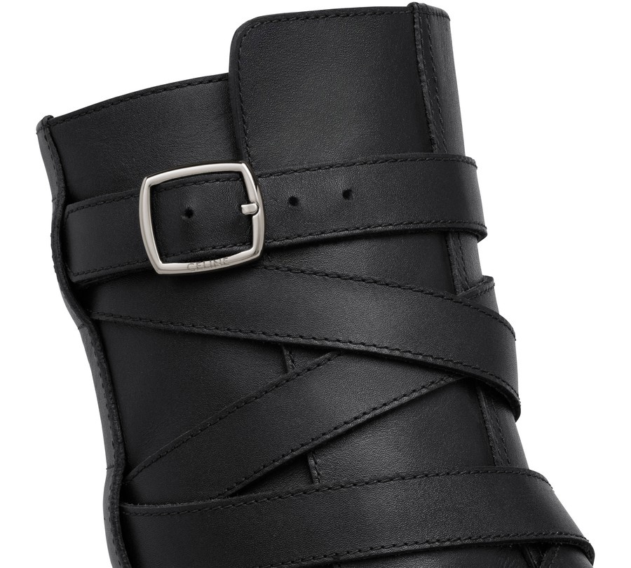 Celine bulky buckled jodphur Medium boots in calfskin - 5