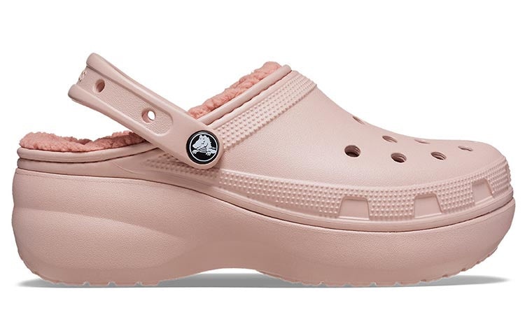 (WMNS) Crocs Classic Lined Clog 'Pink' 207938-6TY - 2